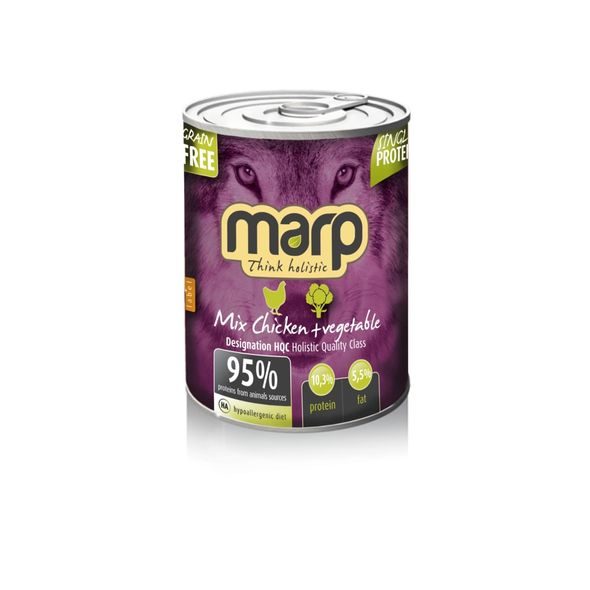 Marp Mix konzerva pro psy kuře+zelenina 400g
