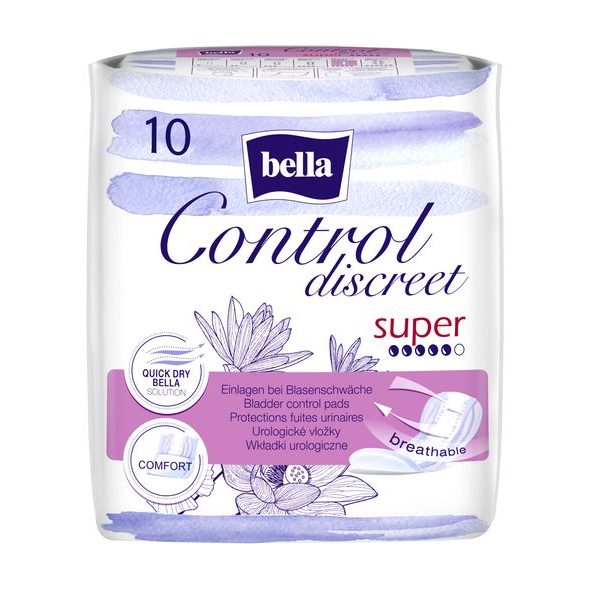 Bella Control Discreet Hygienické vložky Super 10ks