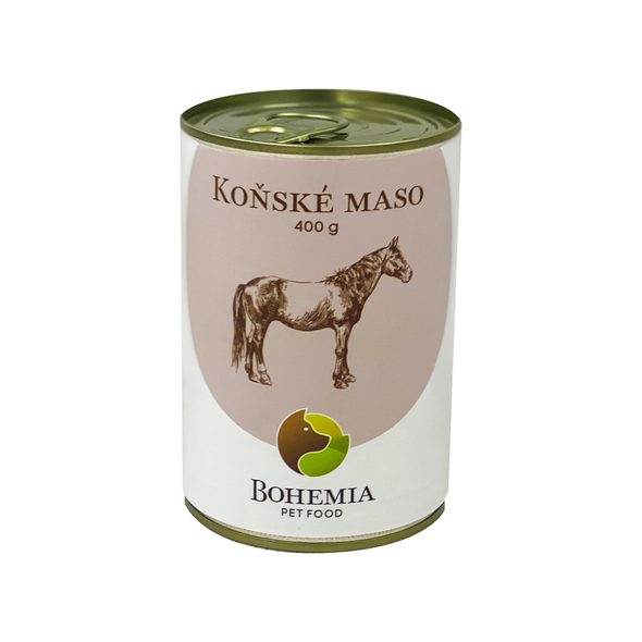 BOHEMIA Koňské maso ve vlastní šťávě 400 g