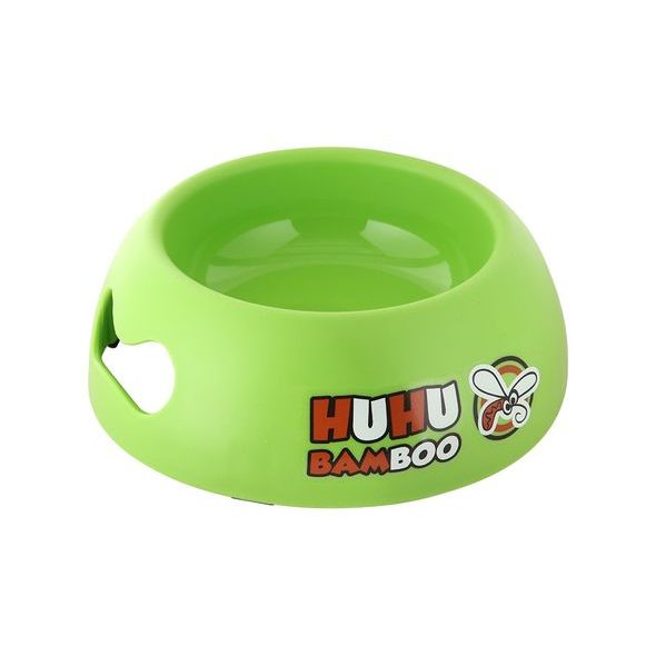 Huhubamboo HUHU plastová Miska L zelená