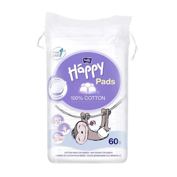 Bella Baby HAPPY Bavlněné tampóny pro děti 60ks