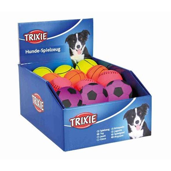 Trixie Neonový míč mechová guma 6 cm TRIXIE