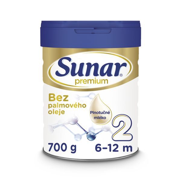 Sunar Premium 2 Mléko pokračovací 700g