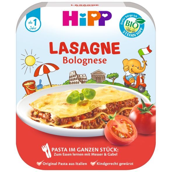 HiPP BIO Boloňské lasagne (těstoviny v kuse)