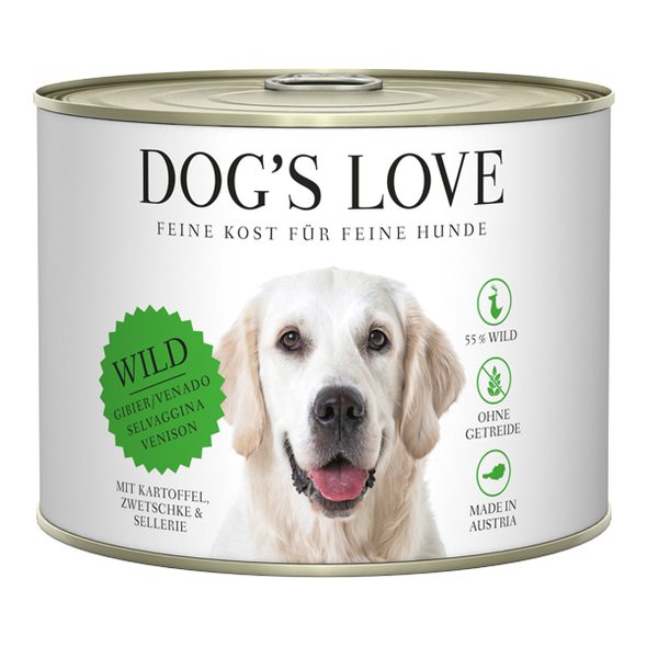 Dog's Love Zvěřina Adult Classic konzerva 200g