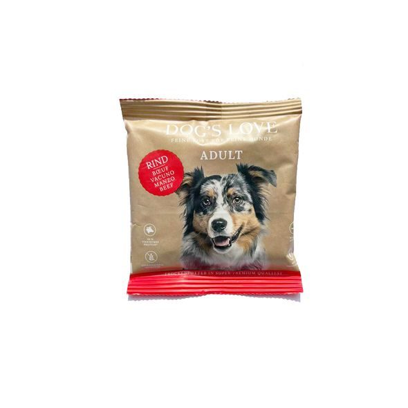 Dog's Love granule Hovězí Adult NEW - vzorek 80g