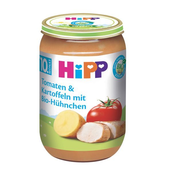 HiPP BIO Rajčata a brambory s kuřecím masem