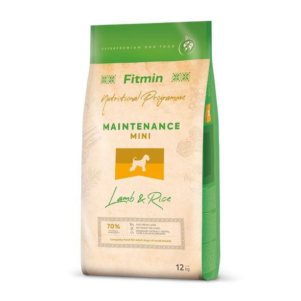 Fitmin Mini Lamb & Rice krmivo pro malé psy 12 kg
