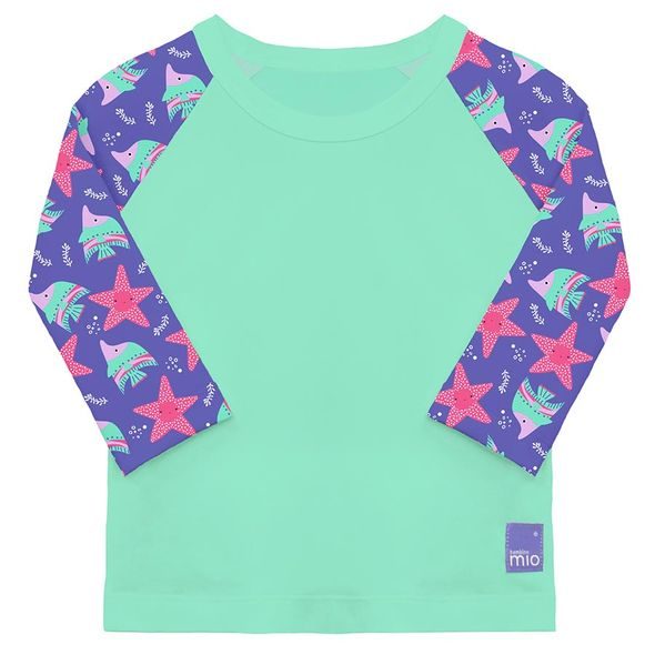 Bambino Mio Dětské tričko do vody s rukávem, UV 50+, Violet, vel. S