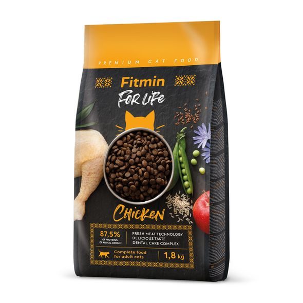 Fitmin For Life Chicken krmivo pro kočky Hmotnost: 1.8 kg