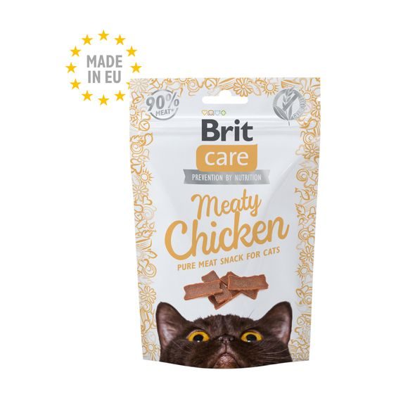 Brit Care Cat Snack Meaty Chicken 50 g obrázek