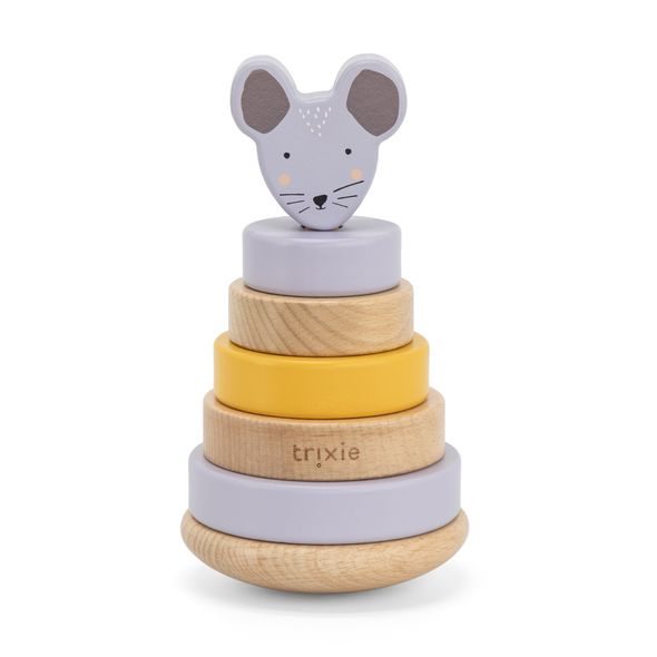 Trixie Dřevěná stohovací hračka Trixie - Mrs. Mouse