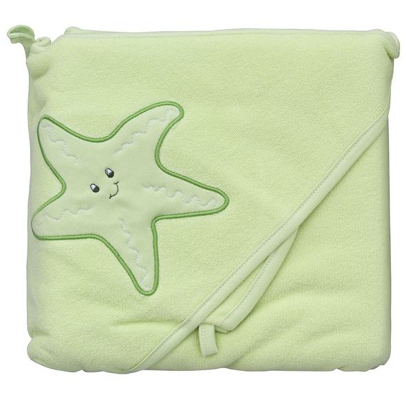 Scarlett Froté ručník s kapucí Hvězda zelená