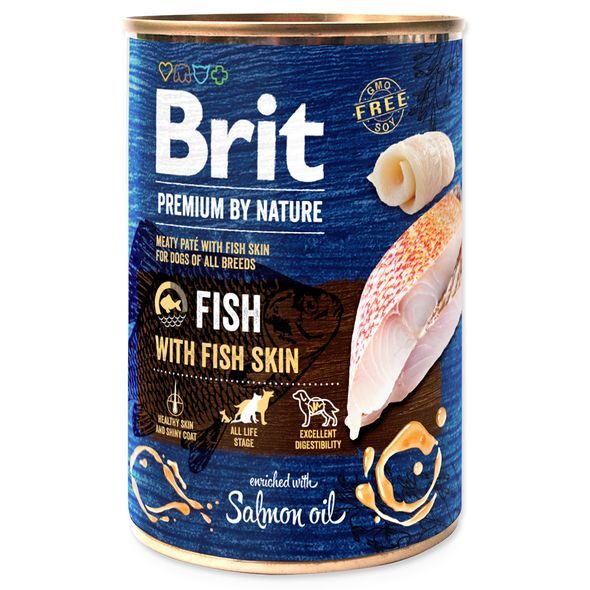 Brit Premium by Nature Ryba a rybí kůže 400 g