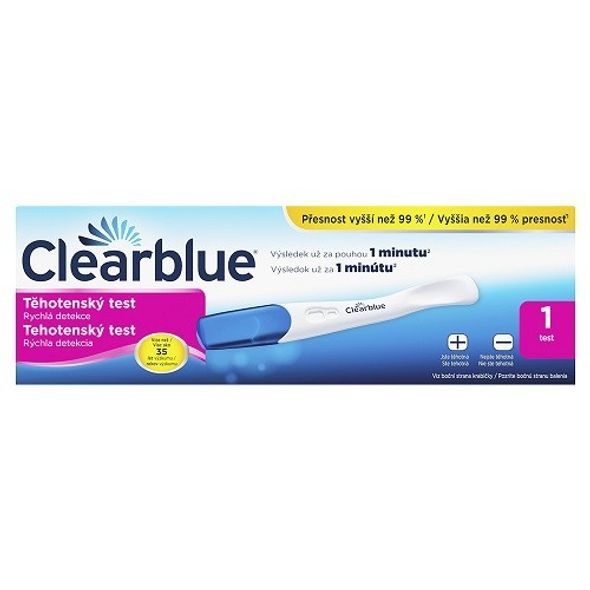 Clearblue PLUS rychlá detekce těhotenský test 1ks