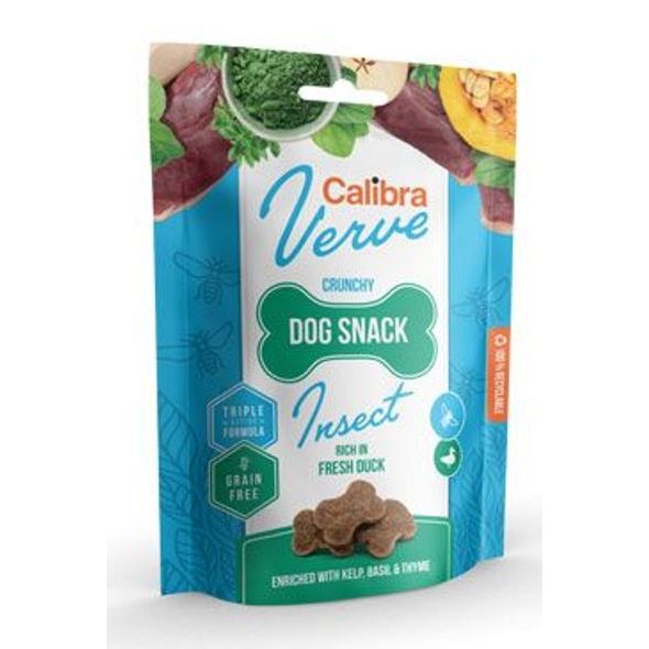 Calibra Dog Verve Crunchy Snack Insect & Fresh Duck 150 g