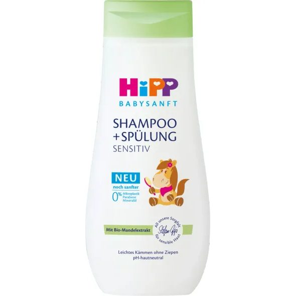 HiPP Babysanft Dětský šampon s kondicionérem (Koník) 200ml - nové složení