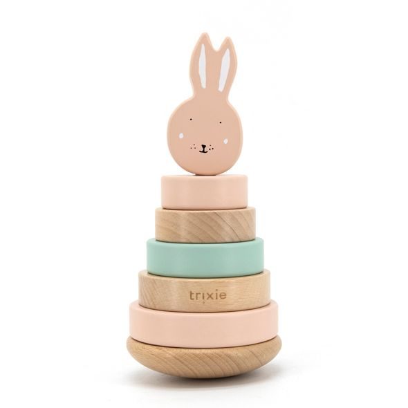 Trixie Baby Dřevěná stohovací hračka Rabbit