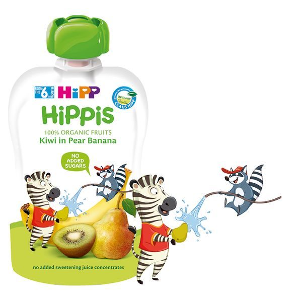 HiPP BIO 100% ovoce Hruška-Banán-Kiwi