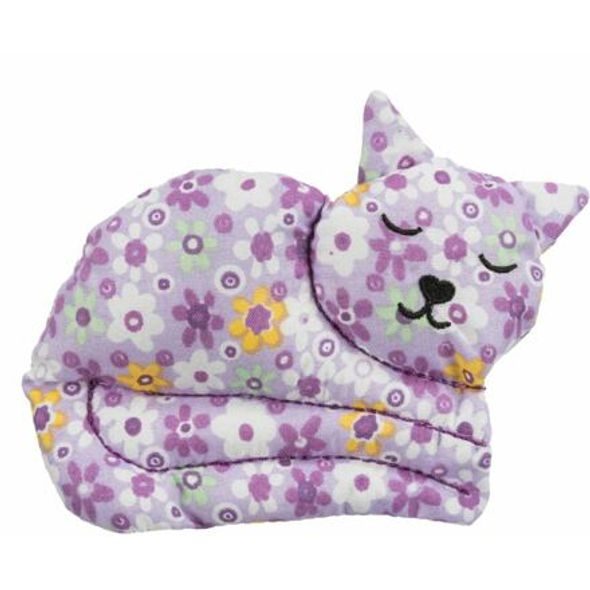 Trixie CAT, bavlněná kočka, hračka pro kočky s valerianem, 13 cm