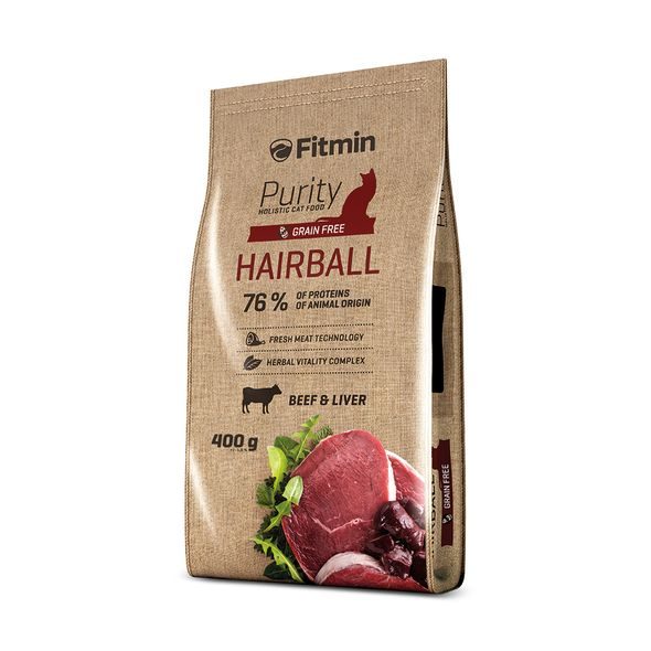 Fitmin Purity Hairball krmivo pro kočky Hmotnost: 0.4 kg