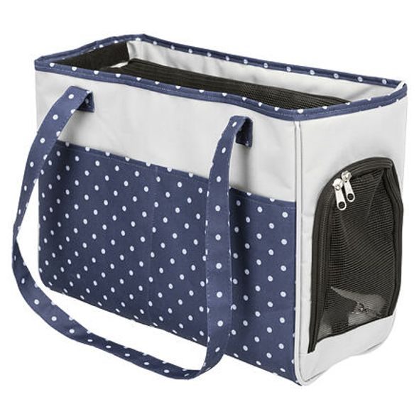 Trixie Cestovní taška Bonny 20 x 29 x 40 cm, modro/šedá do 5 kg