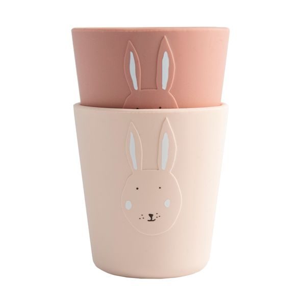 Trixie Baby Dětský silikonový hrnek 2-pack Rabbit