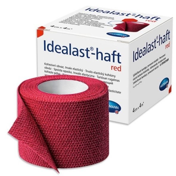 HARTMANN Idealast-haft color 4 cm x 4 m červené