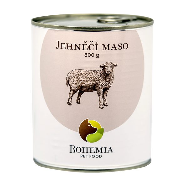 BOHEMIA Jehněčí maso ve vlastní šťávě 800 g