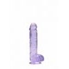 RealRock Crystal Clear 15cm Purple