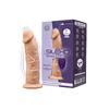 SilexD Model 2 Vibrating Premium Silicone Dual Density Dildo 7" with Remote