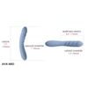 Svakom Ava Neo Interactive Thrusting Vibrator Blue