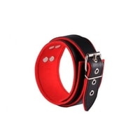 Collar - black / red