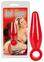 Anální kolík - Anal Finger červený
