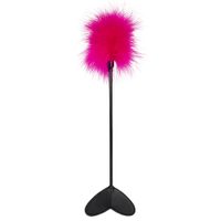 Malé šimrátko na plastové tyčce (25 cm) se srdcem zn. Bad Kitty