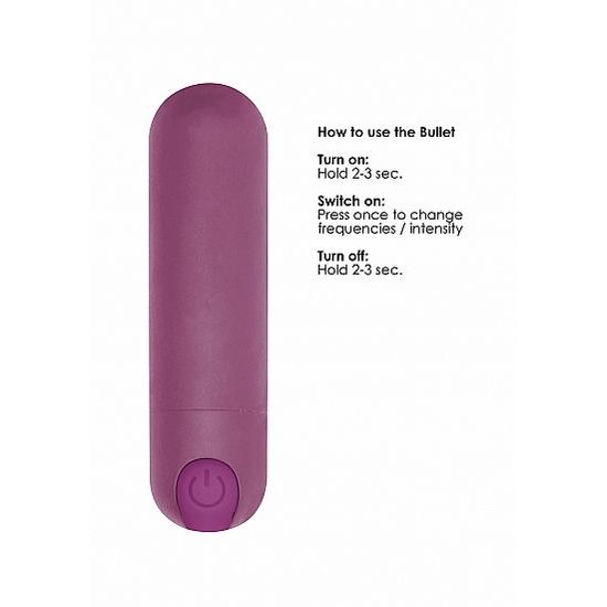 Shots Be Good Tonight 10 Speed Rechargeable Bullet Purple