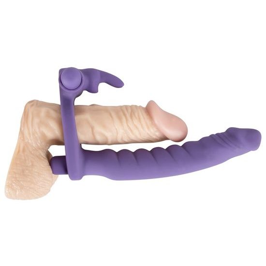 You2Toys Los Analos Double Delight Silicone Strap-On Purple