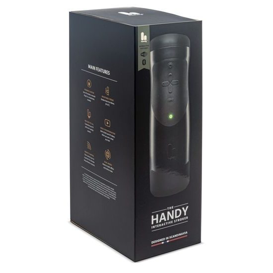 The Handy 1.1 – sieťový smart VR masturbátor čierny