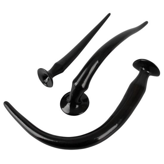 You2Toys Super Long Flexible Butt Plug Set Black