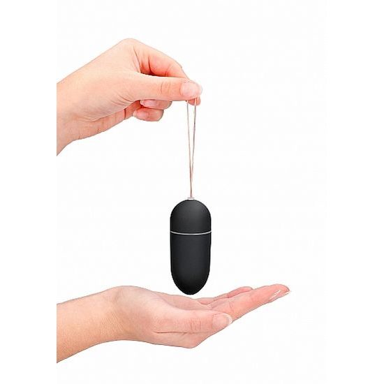 Shots Toys 10 Speed Remote Vibrating Egg Big Black