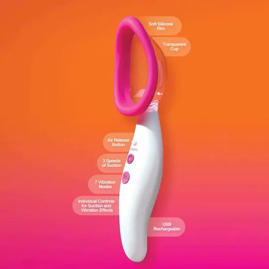 DocJohnson Automatic Vibrating Rechargeable Pussy Pump