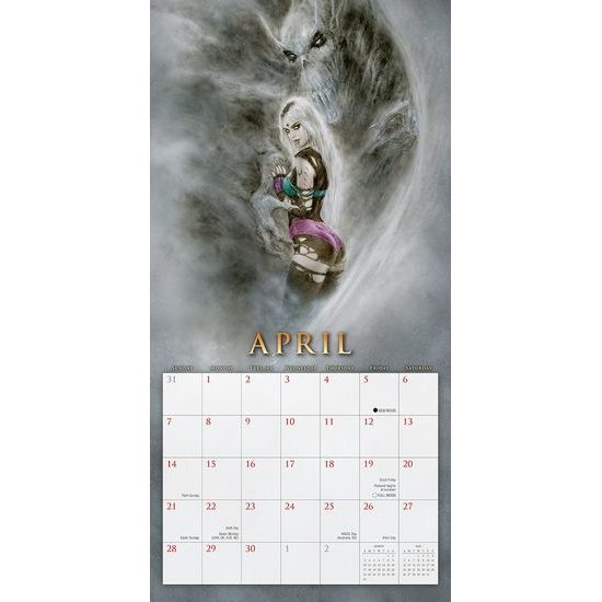 FANTASY ART OF ROYO - 2019 CALENDAR