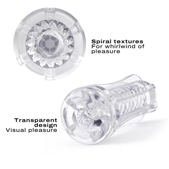 Dorcel Deep Blow Tornado Sleeve for Masturbator Transparent