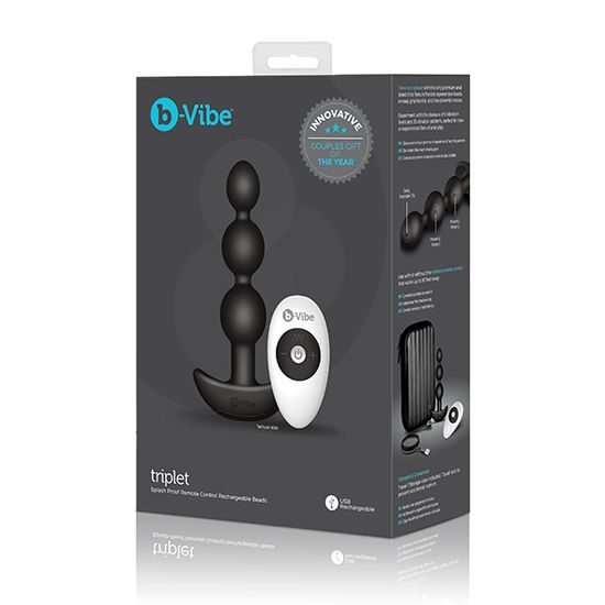 B-Vibe Triplet Anal Beads