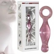 Dildo Soother Pink skleněné