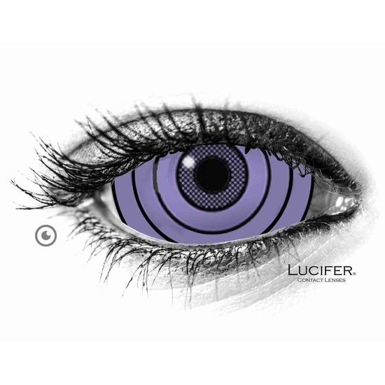 Crazy čočky Rinnegan Light Violet Sclera (2 čočky)