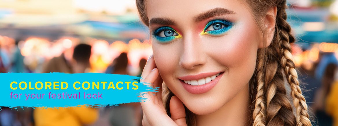 Enhance Your Festival Look with Colored Contact Lenses