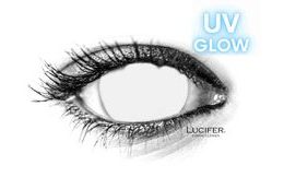 UV WHITE BLIND M Mini Sclera Contact Lenses (1 pair)