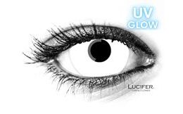 GLOW WHITE UV Mini Sclera Contact Lenses