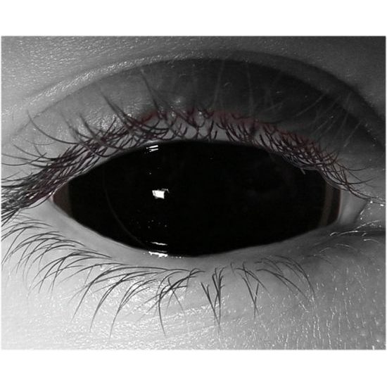 Black Sclera Contact Lenses (1 pair)